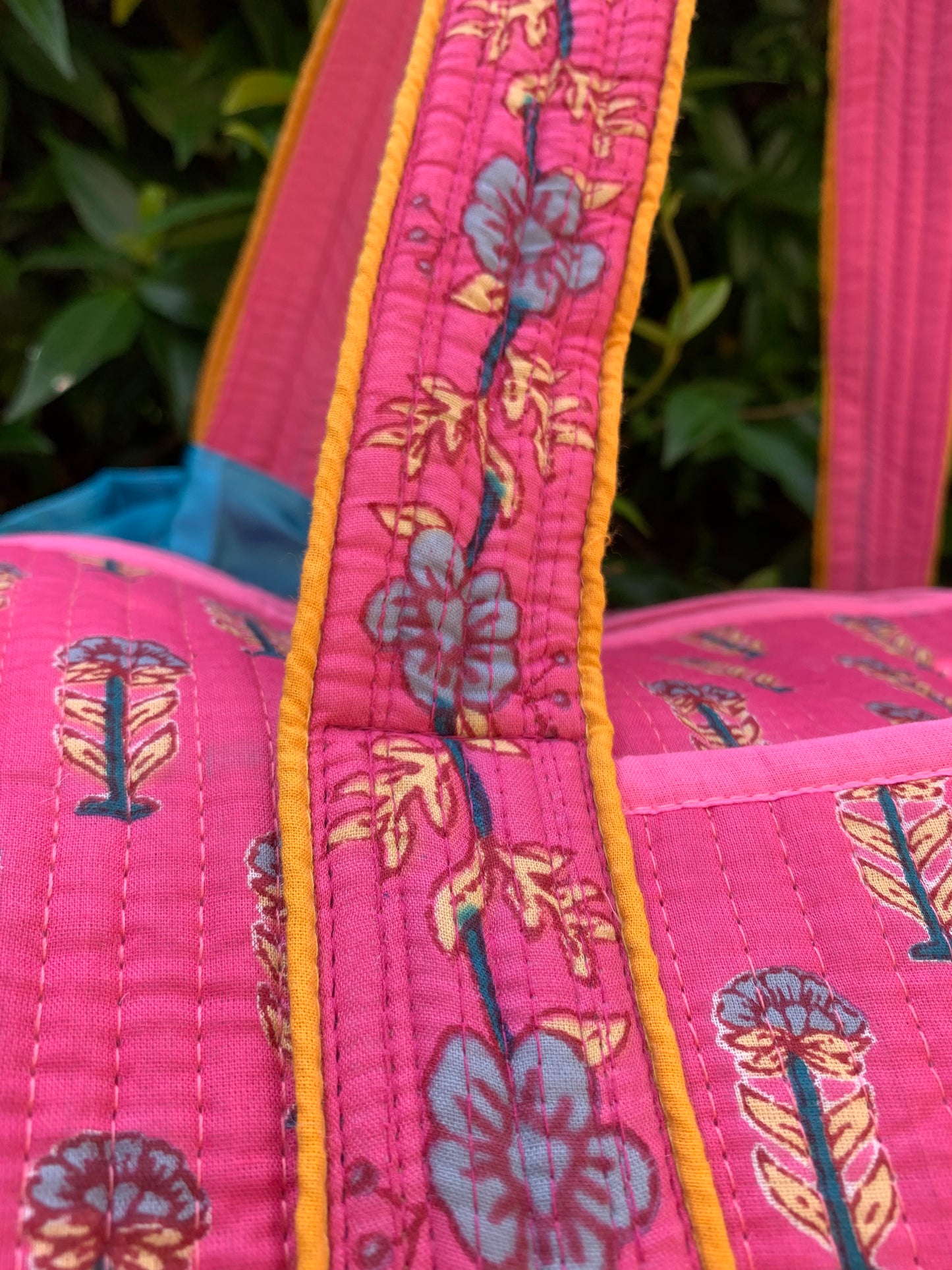 LARGE PINK AND BLUE DOLLY Back Pocket