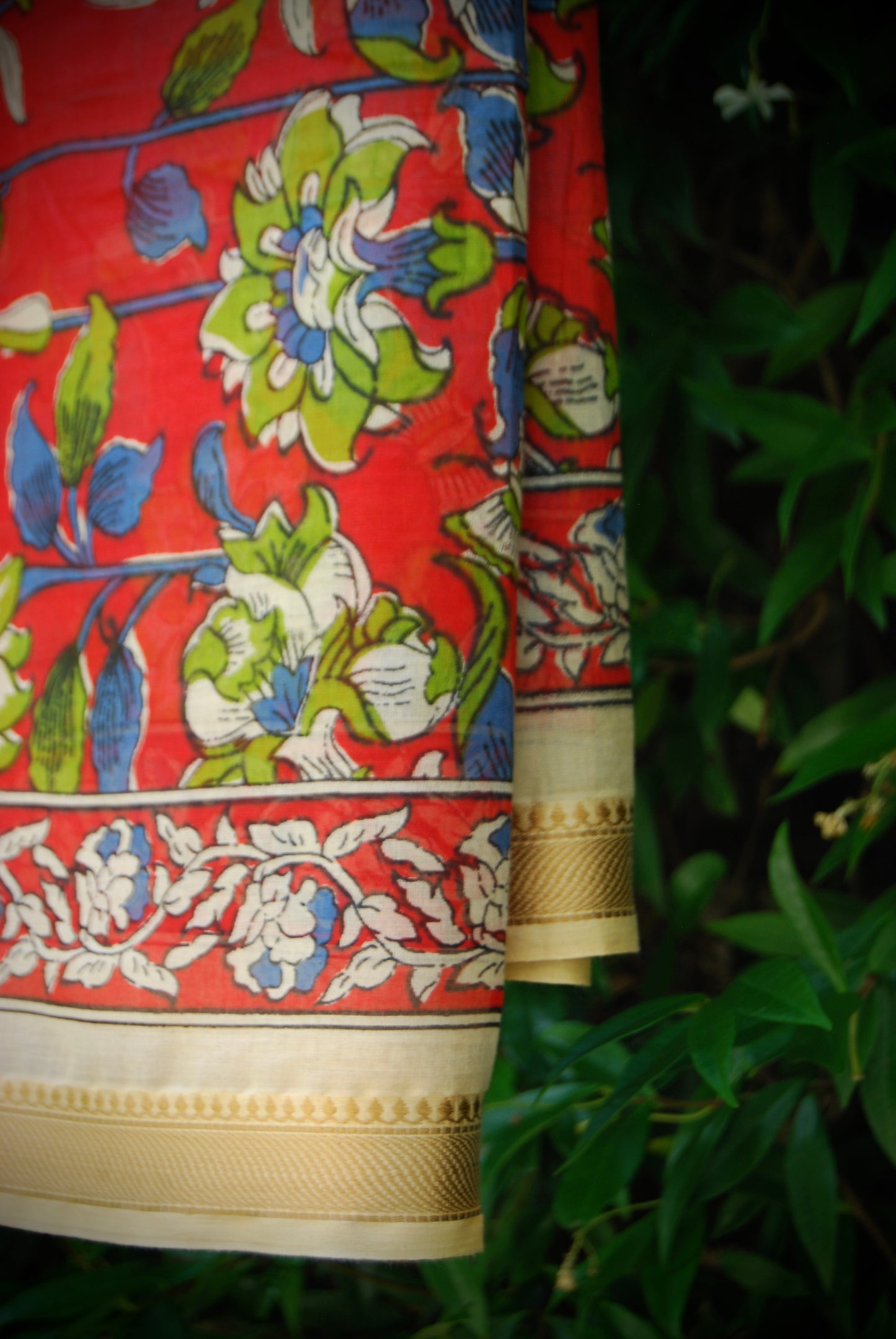 RASA FLORAL PUSHKAR SCARF - Multi Coloured
