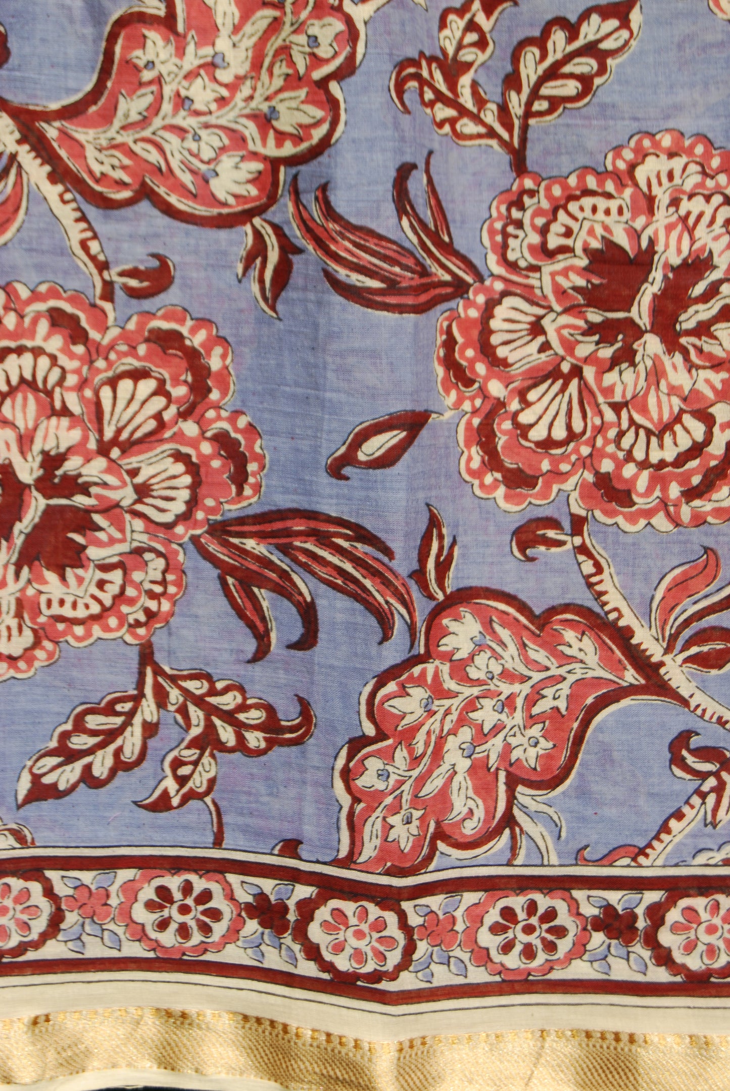 RASA FLORAL PUSHKAR SCARF - Lilac