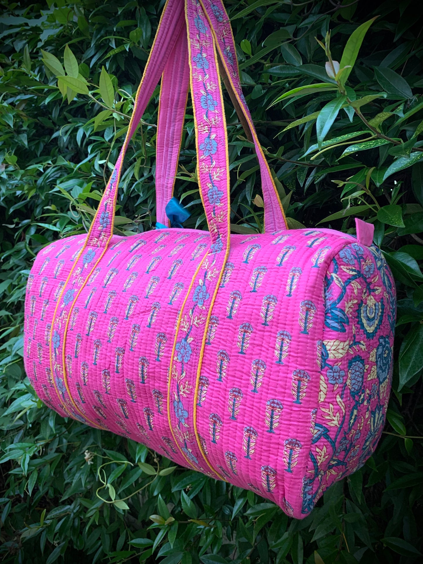 LARGE PINK AND BLUE DOLLY Front Pocket