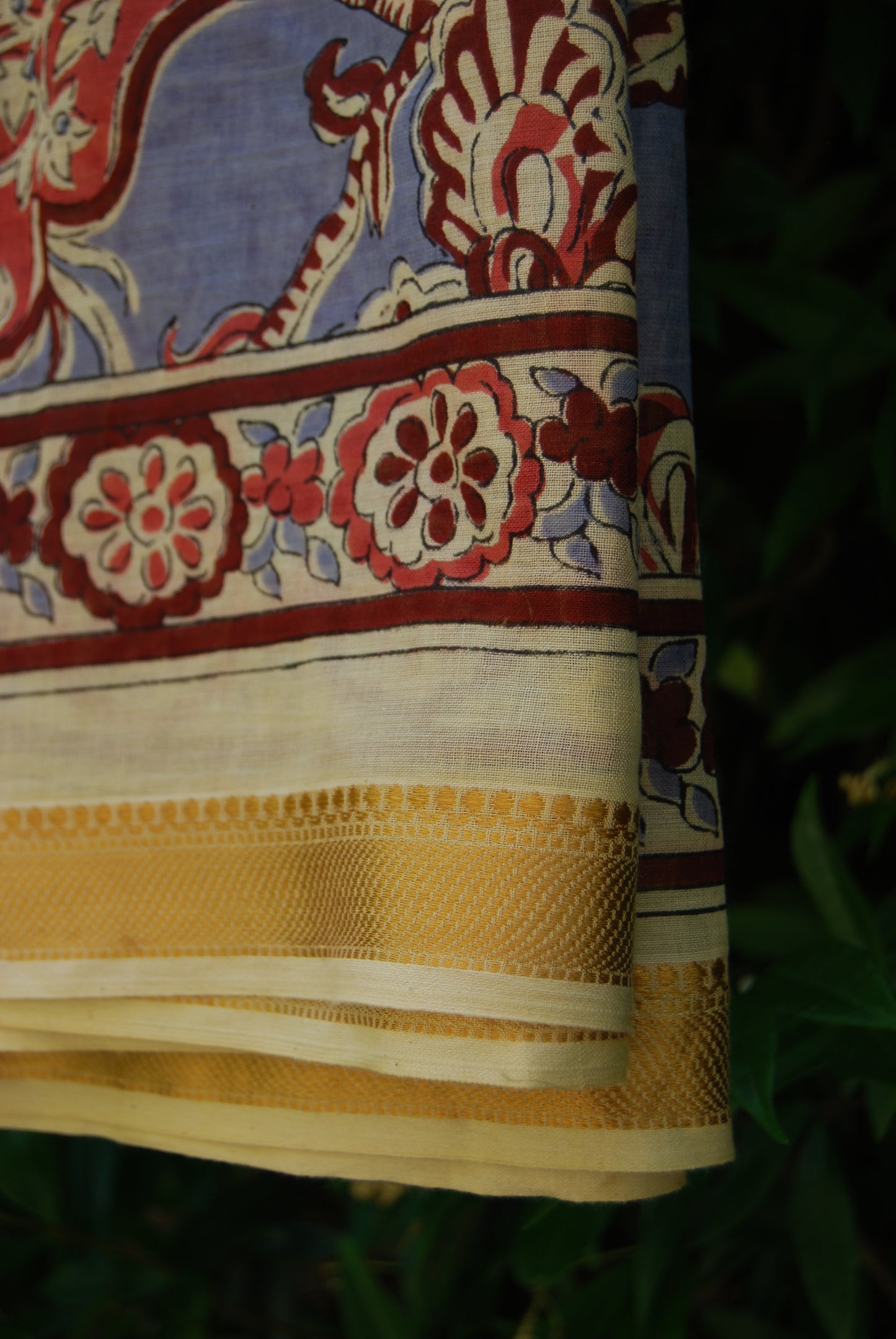 RASA FLORAL PUSHKAR SCARF - Lilac
