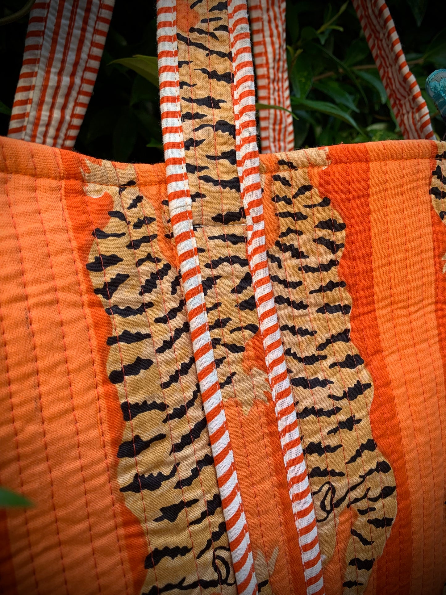 THE ORANGE TIBETAN TIGER TOTE