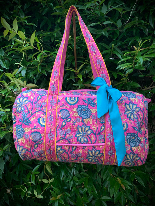 LARGE PINK AND BLUE DOLLY Front Pocket