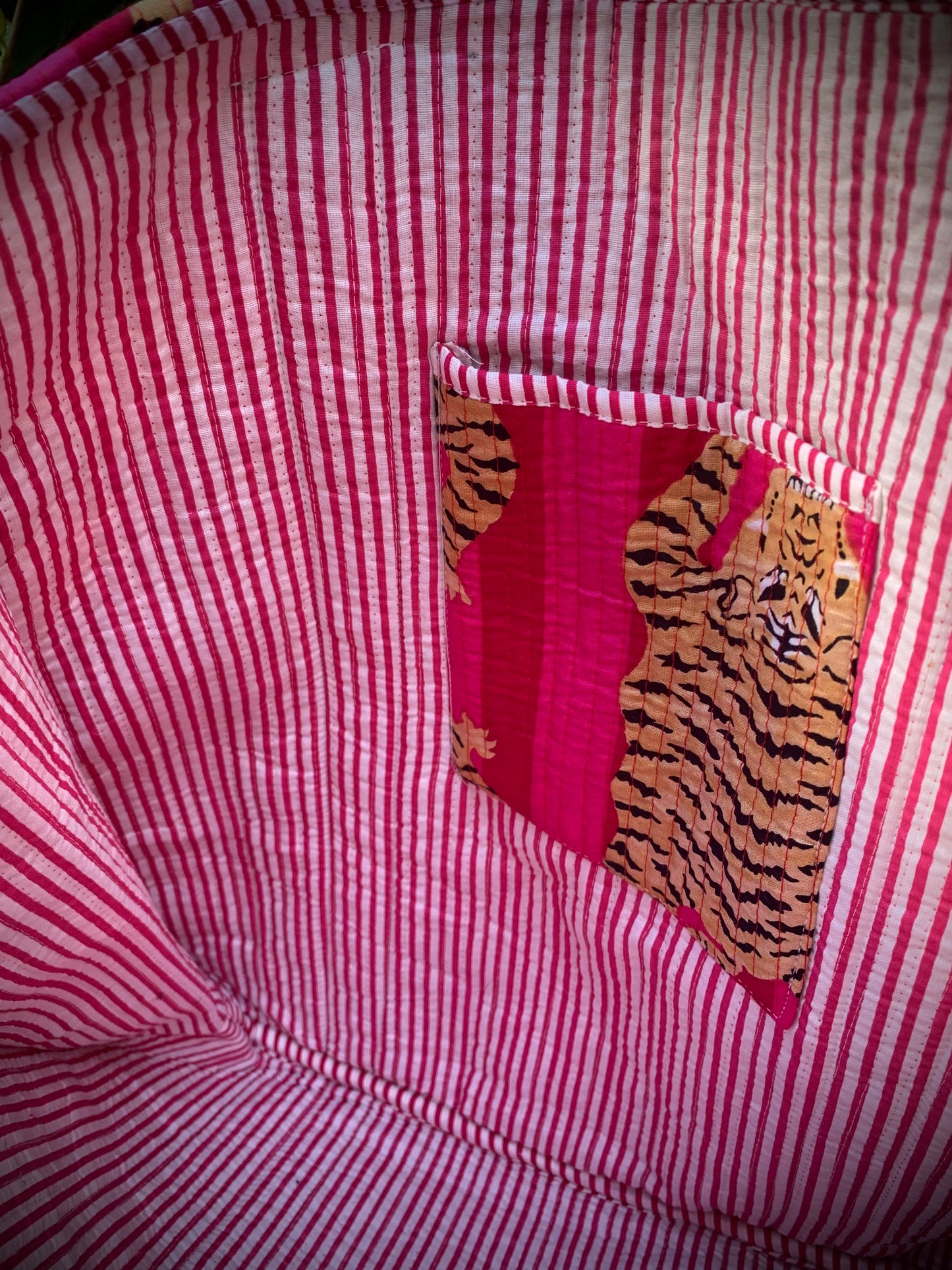 THE PINK TIBETAN TIGER TOTE