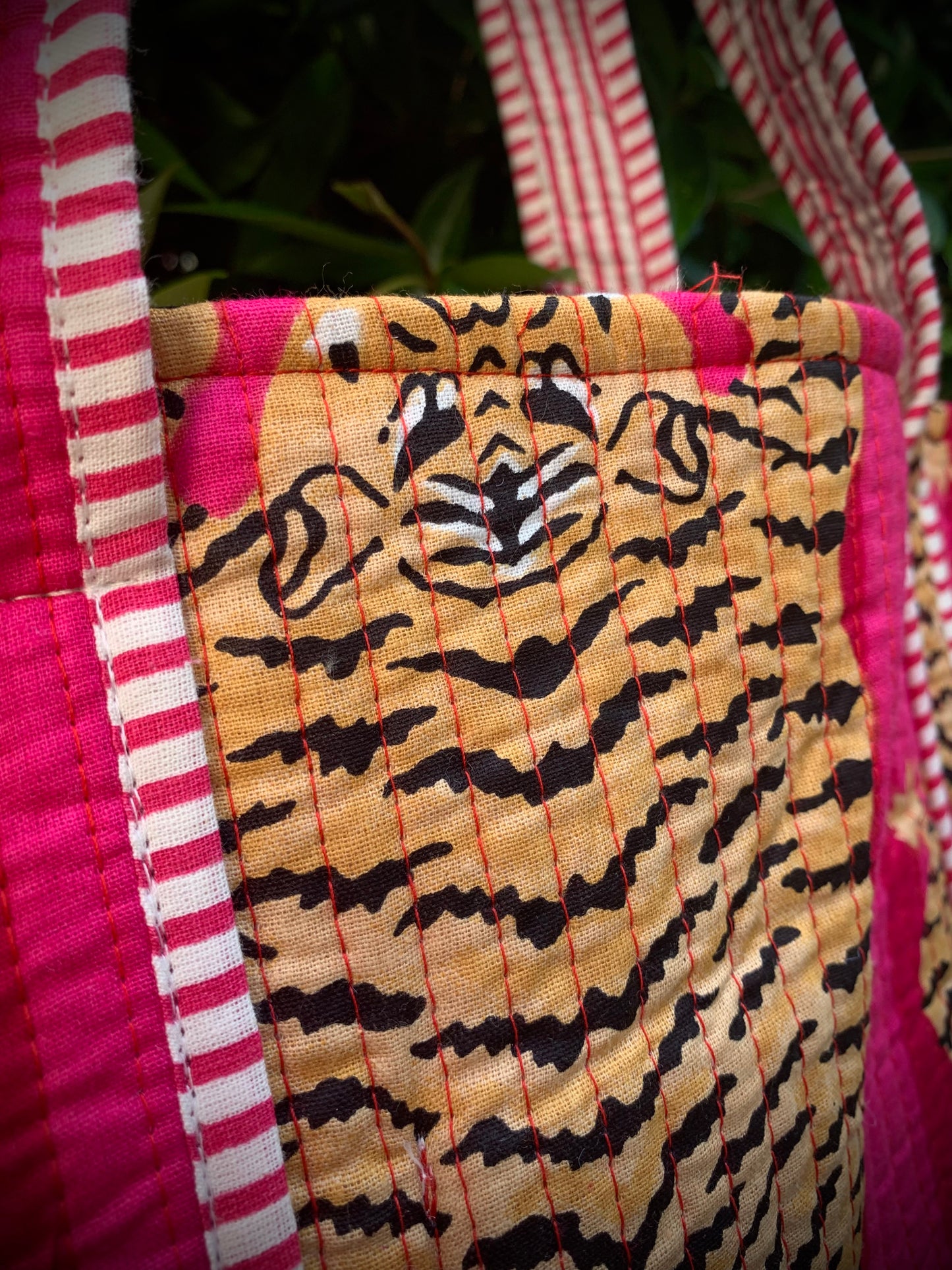 THE PINK TIBETAN TIGER TOTE
