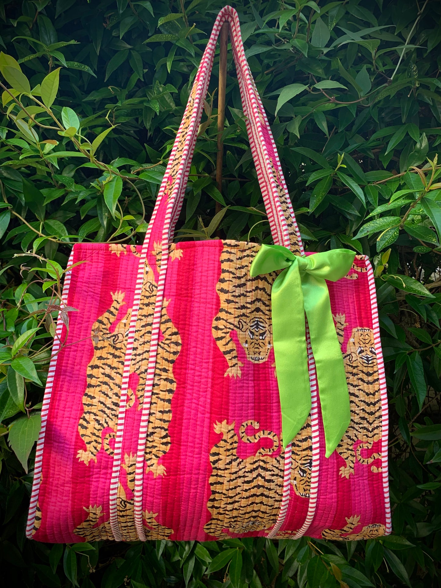 THE PINK TIBETAN TIGER TOTE