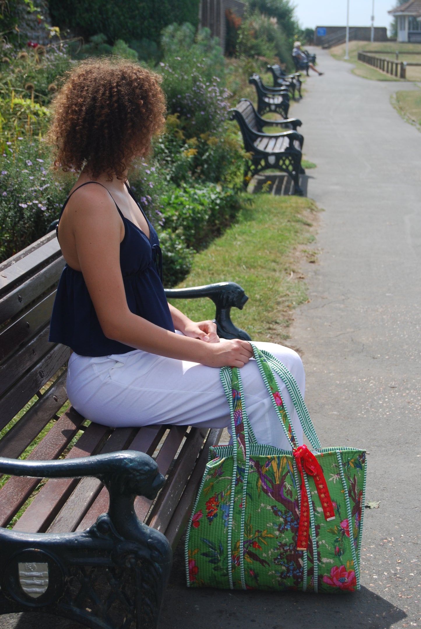 THE GREEN BIRDIE TOTE