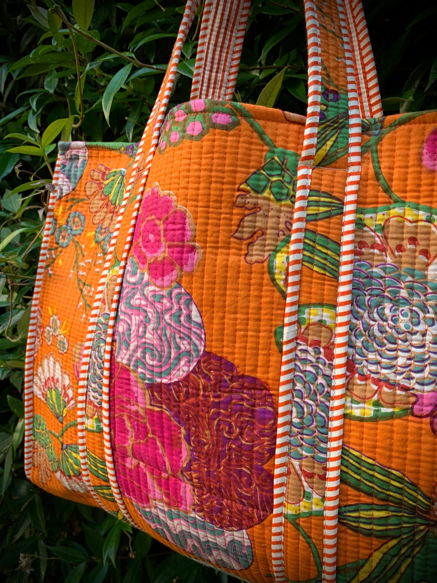 THE ORANGE GOAN GARDEN TOTE