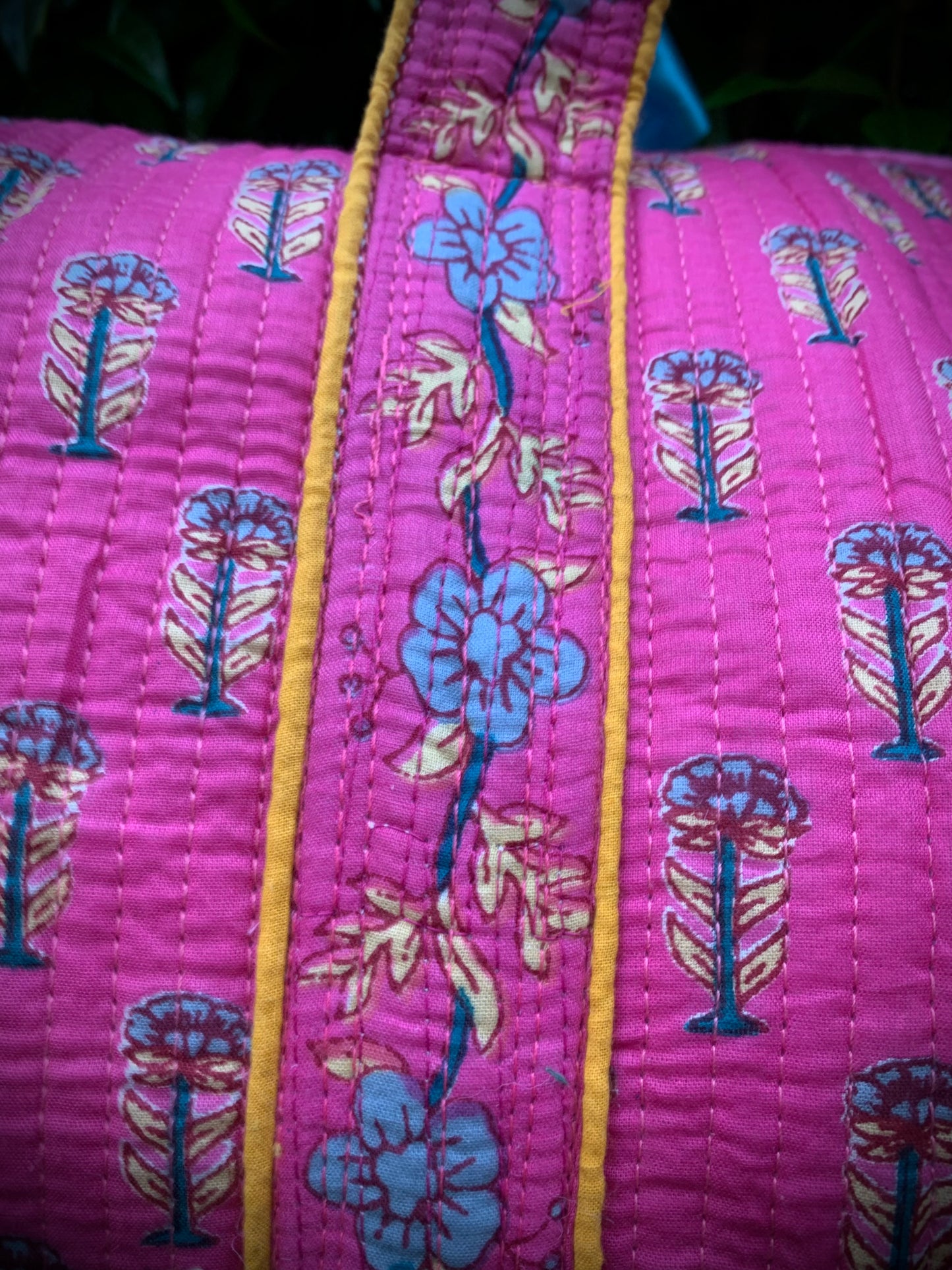 LARGE PINK AND BLUE DOLLY Front Pocket