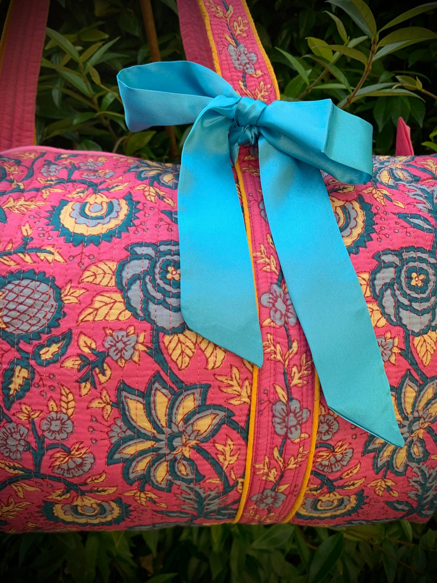 LARGE PINK AND BLUE DOLLY Back Pocket