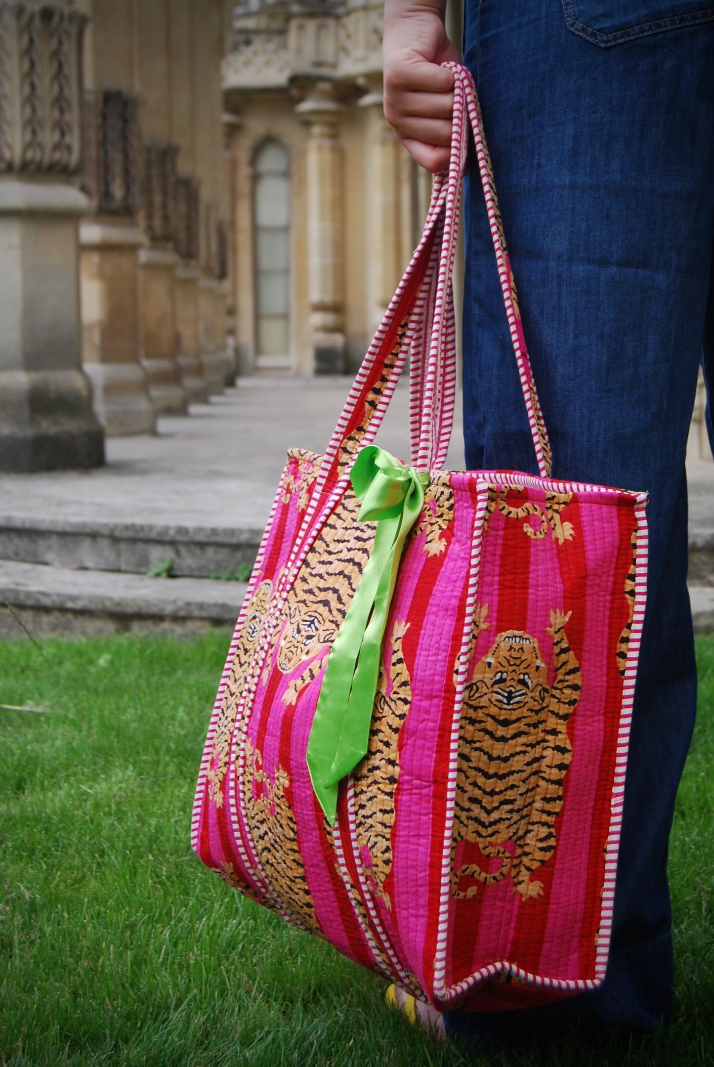 THE PINK TIBETAN TIGER TOTE