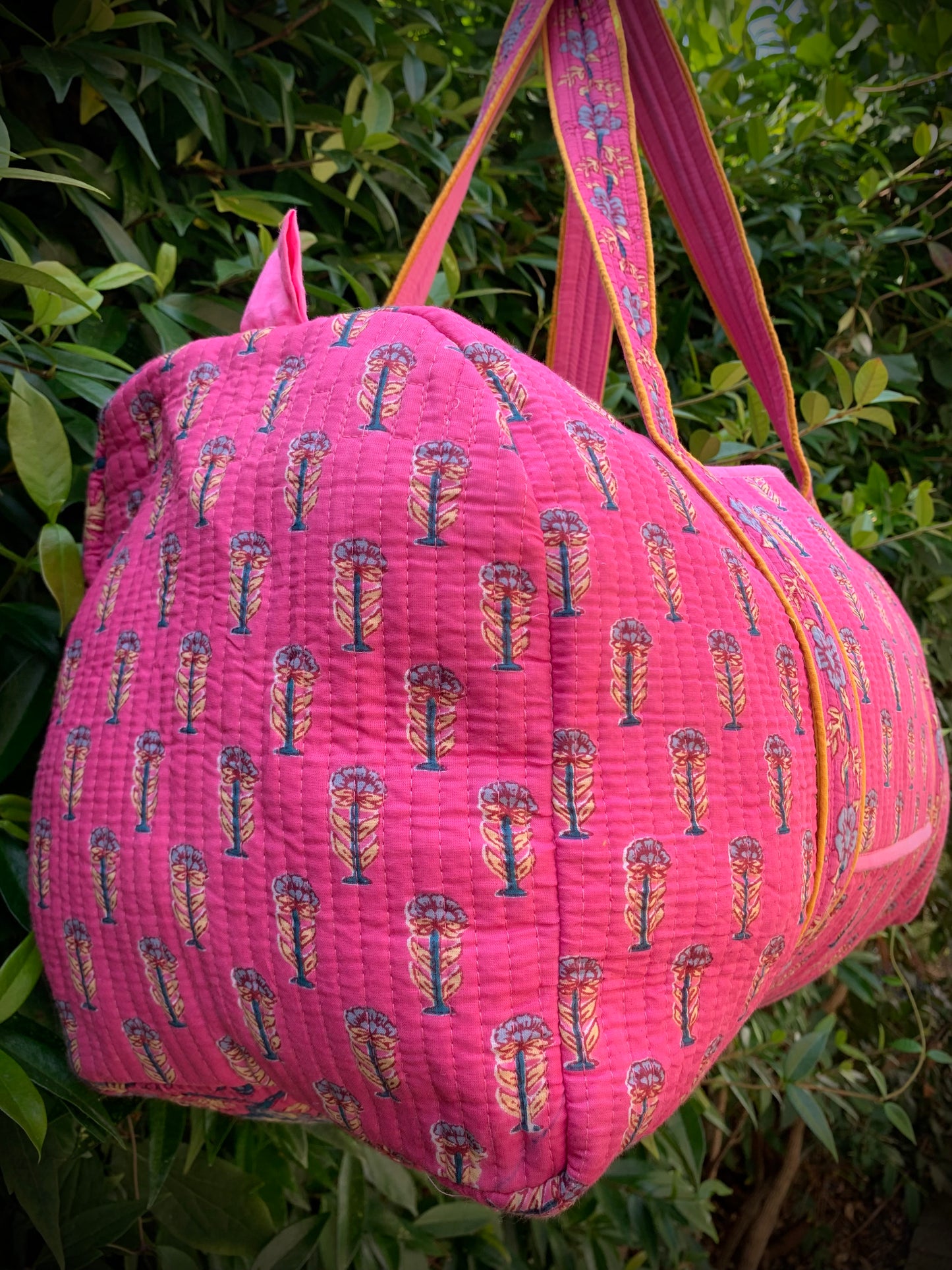 LARGE PINK AND BLUE DOLLY Back Pocket