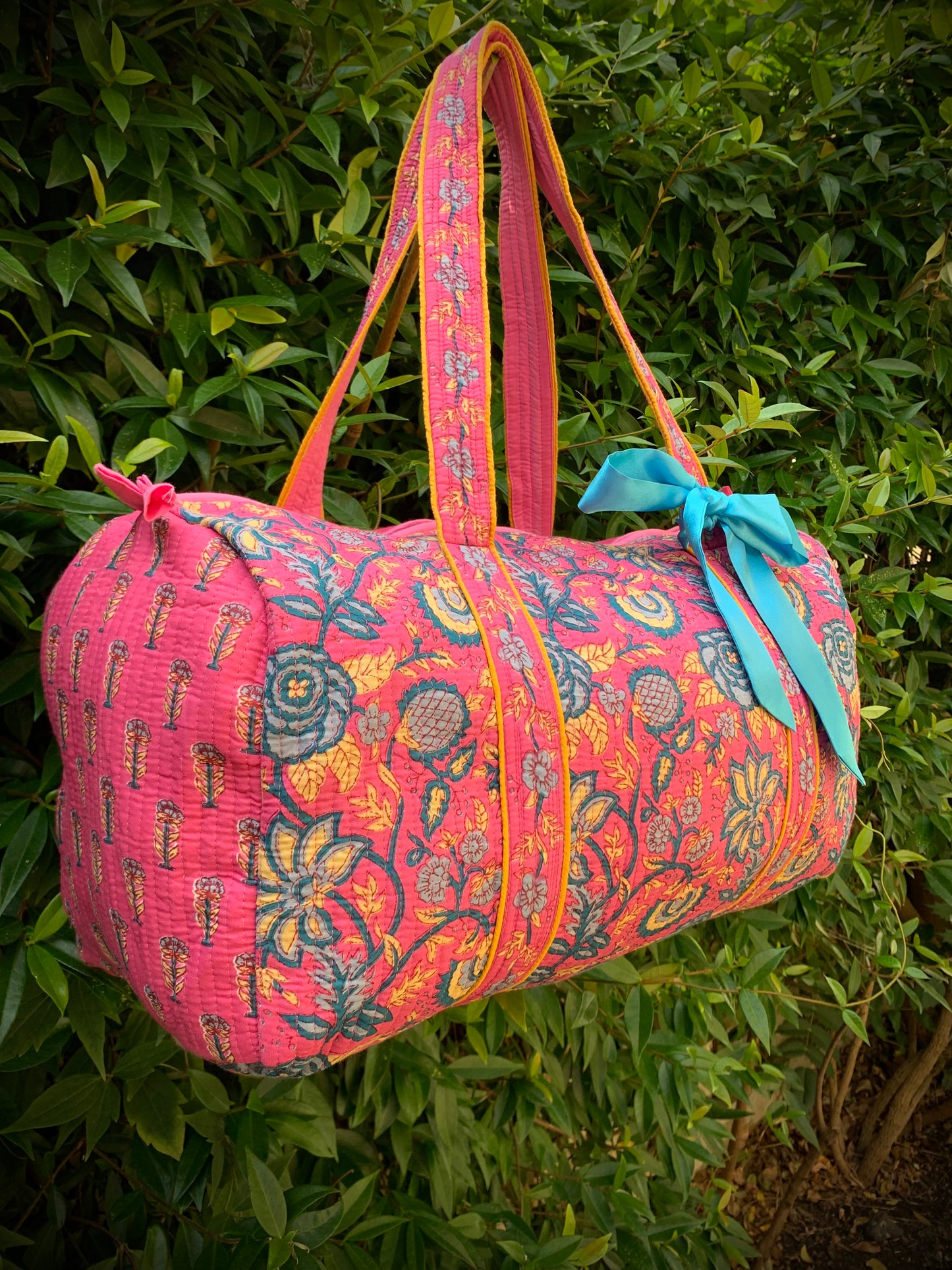 LARGE PINK AND BLUE DOLLY Back Pocket