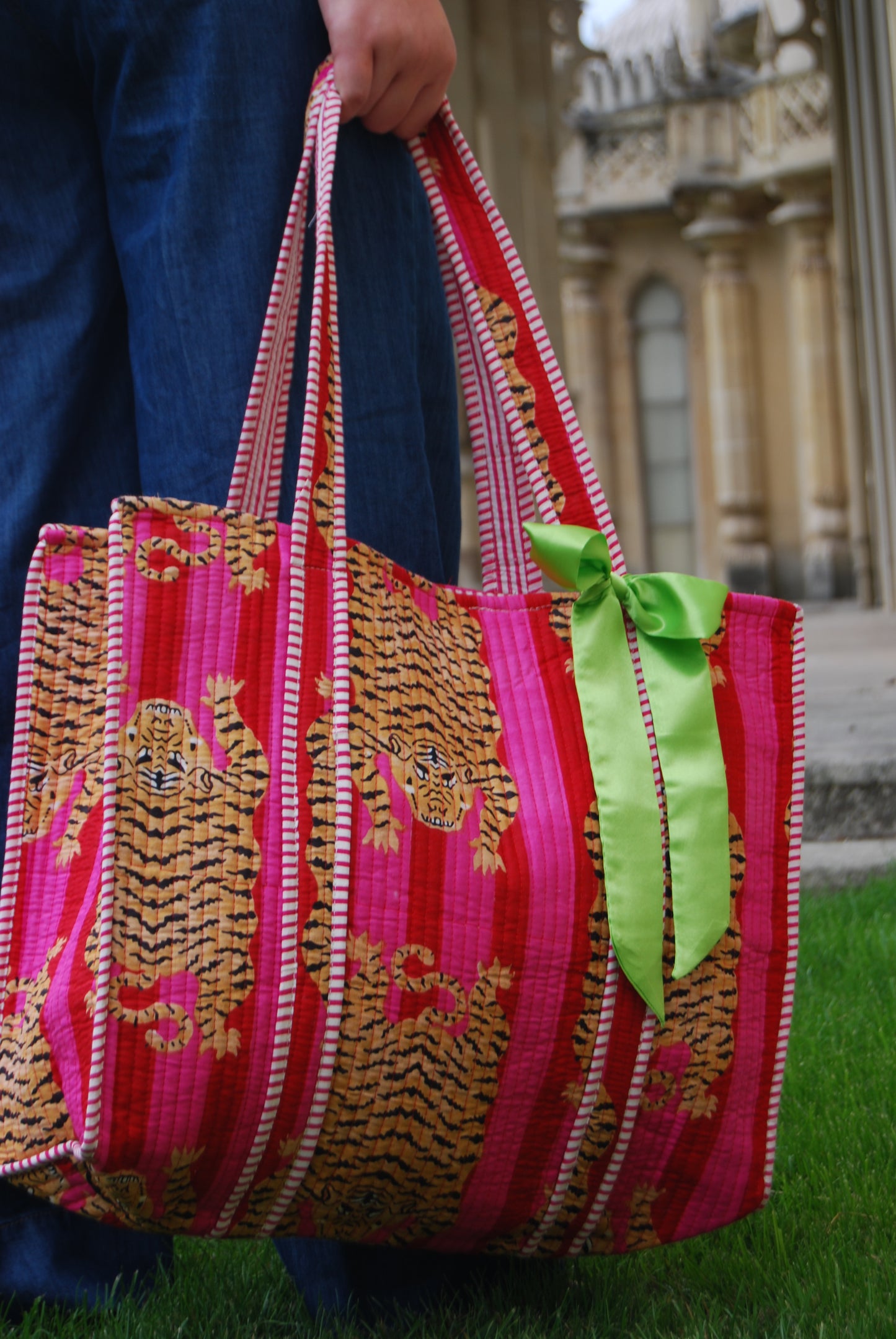 THE PINK TIBETAN TIGER TOTE