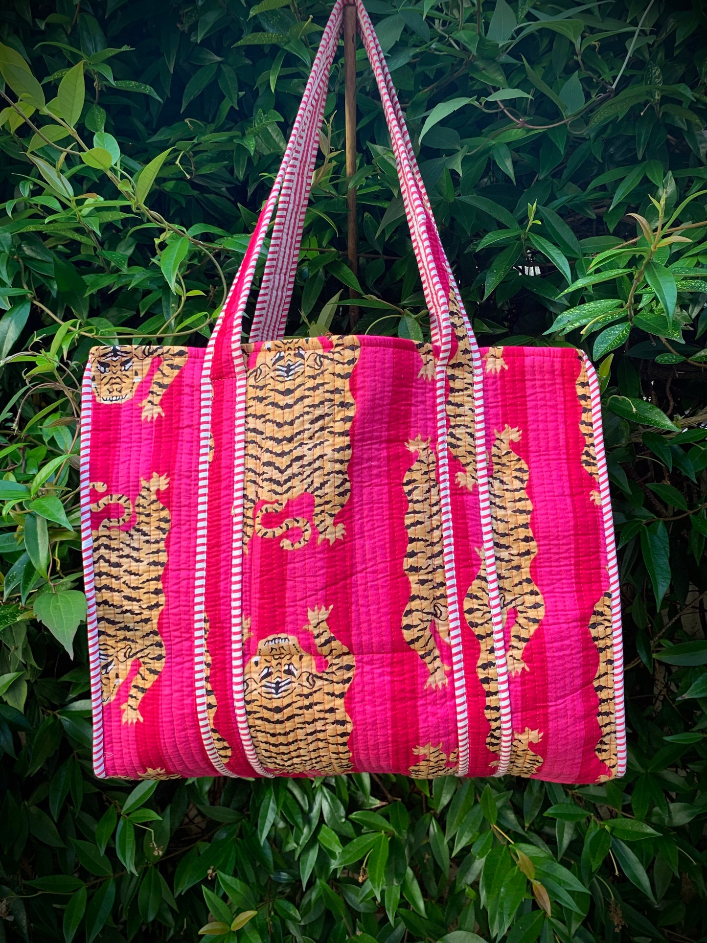 THE PINK TIBETAN TIGER TOTE