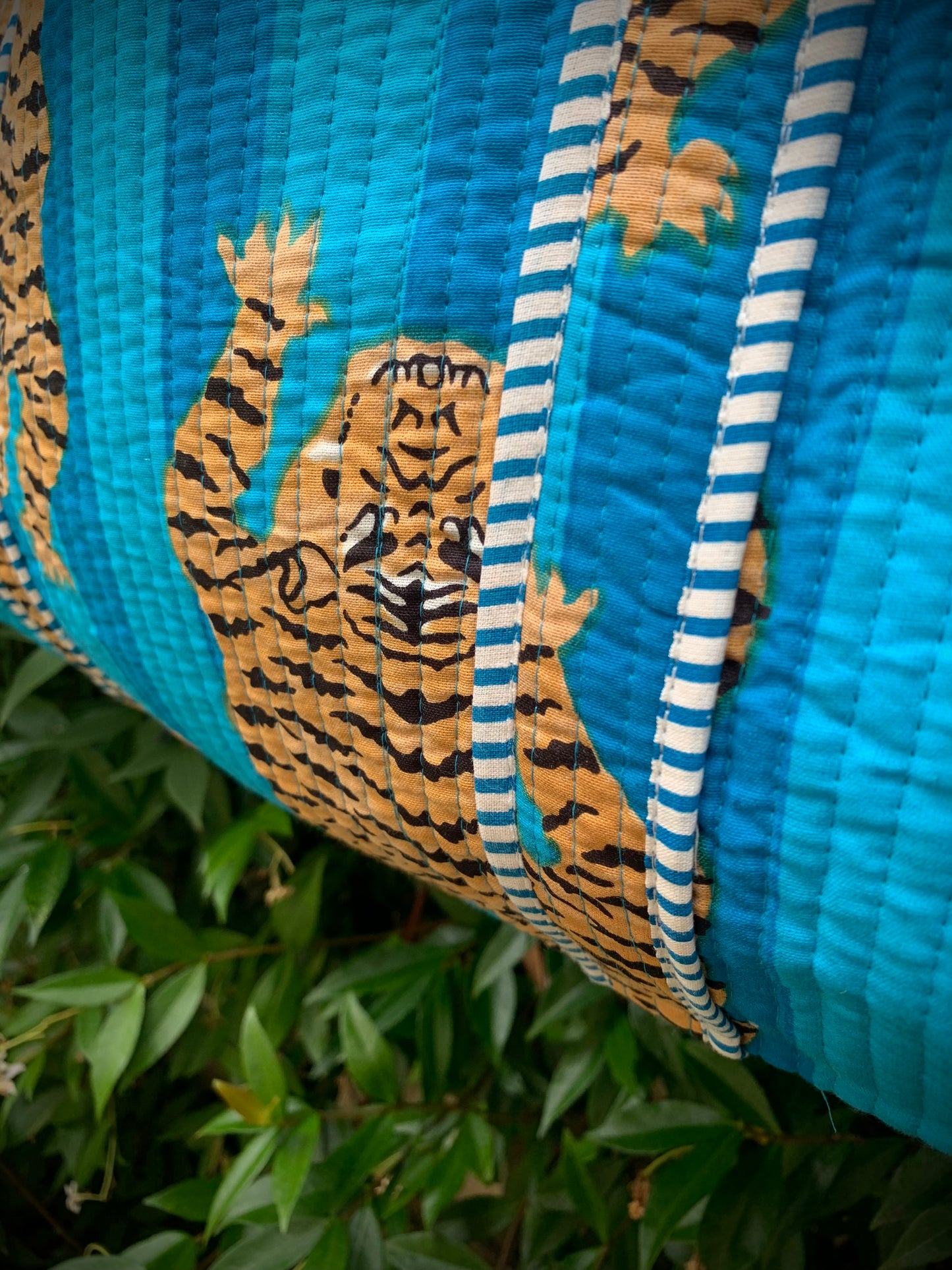 THE BLUE TIBETAN TIGER TOTE