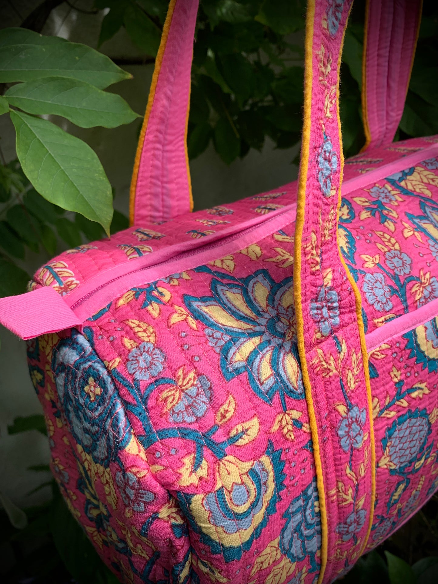SMALL PINK AND BLUE DOLLY Front Pocket