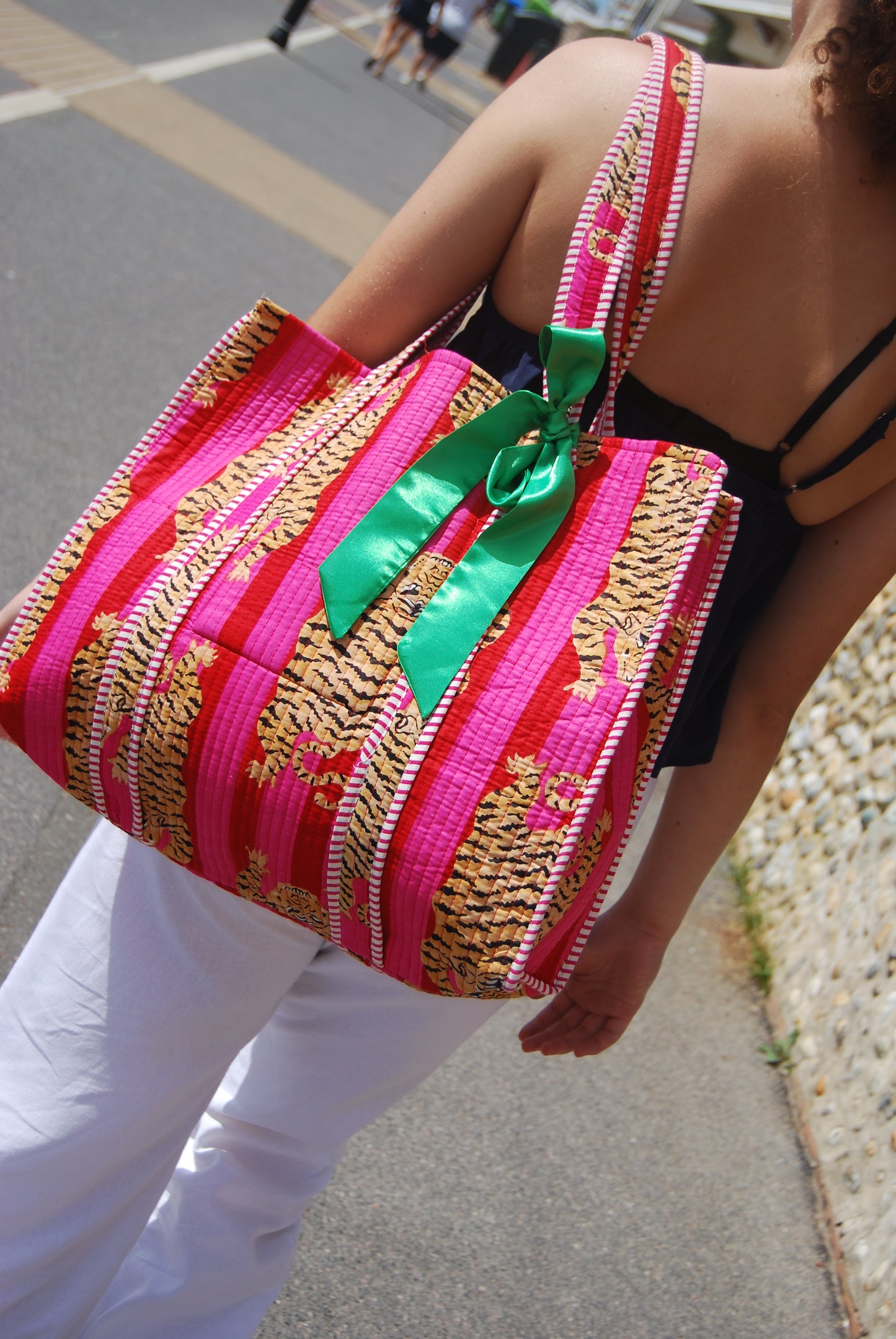 THE PINK TIBETAN TIGER TOTE