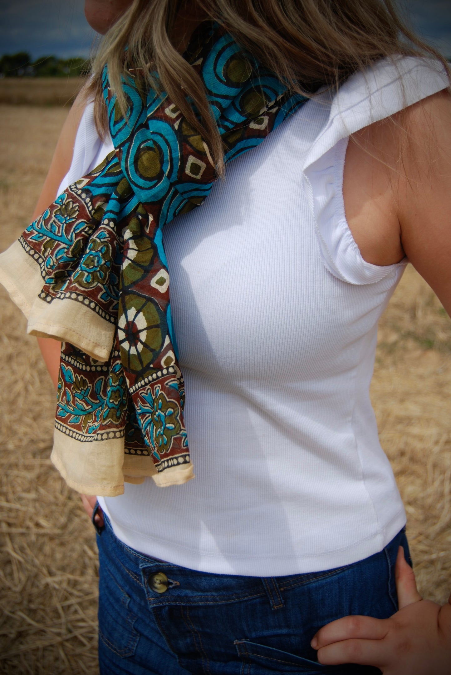 SAMYA PUSHKAR SCARF - Sage