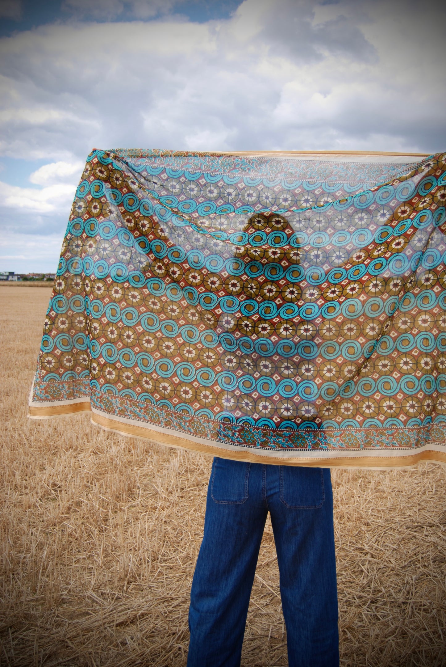 SAMYA PUSHKAR SCARF - Sage