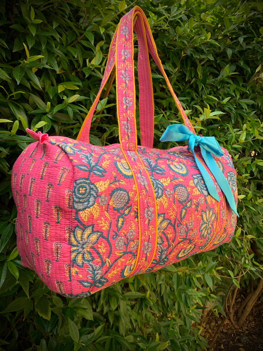 LARGE PINK AND BLUE DOLLY Back Pocket