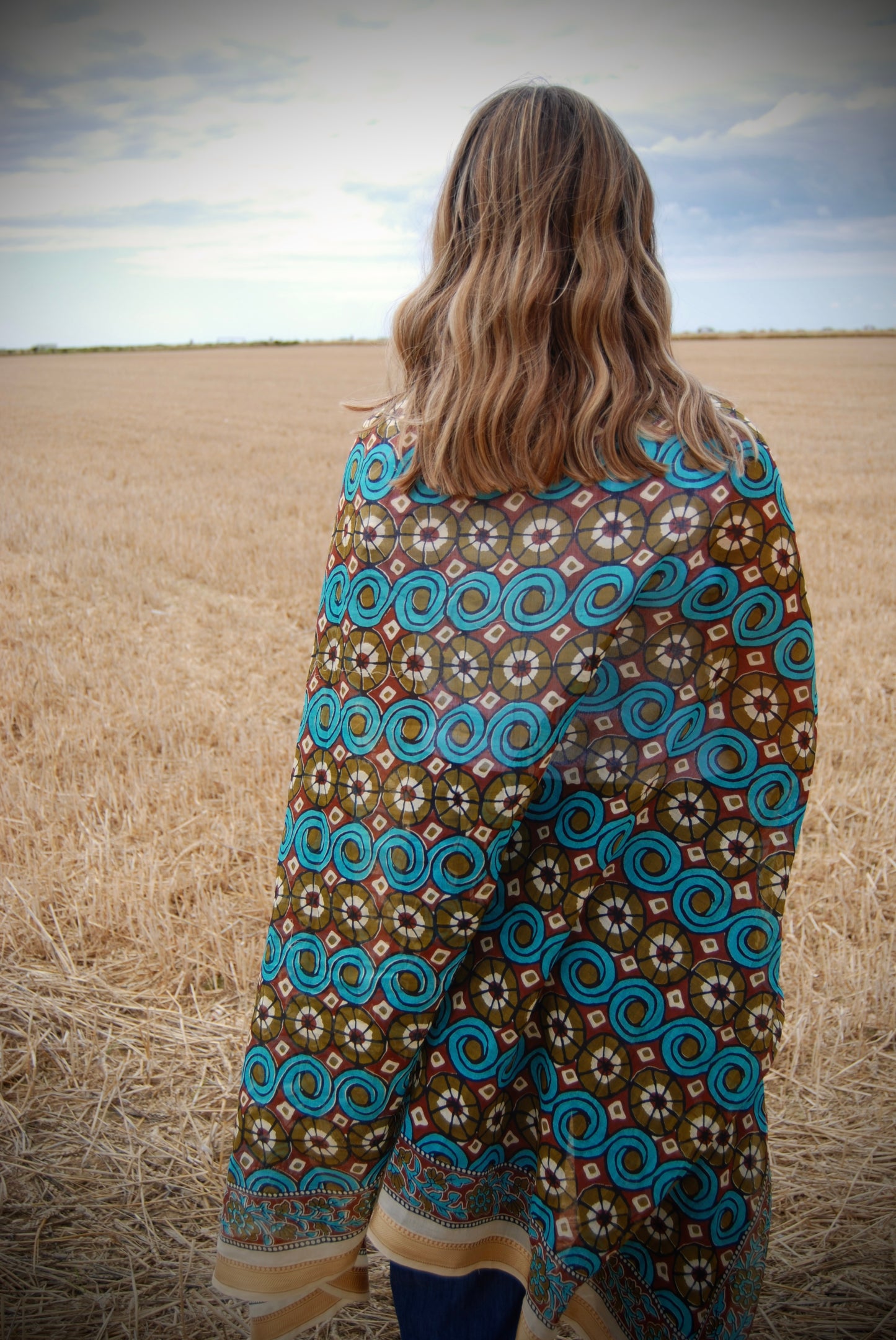 SAMYA PUSHKAR SCARF - Sage